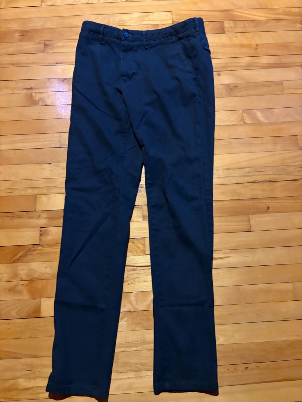 Men's Navy Casual Zara Pants - Classic Straight Fit